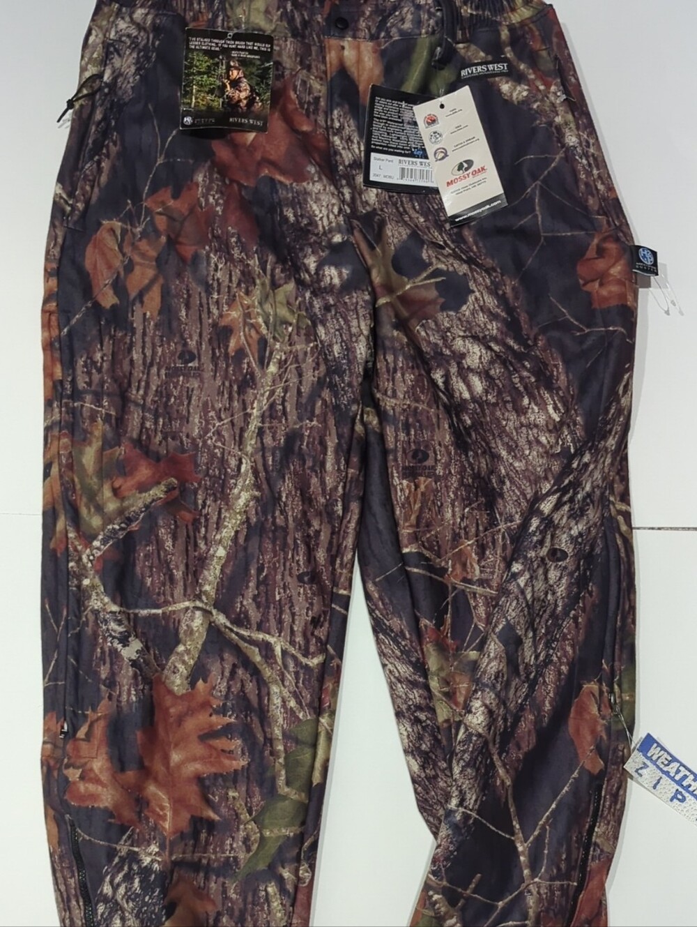 Rivers West Stalker Pant Mossy Oak Break-Up Camo Men's Large NWT
